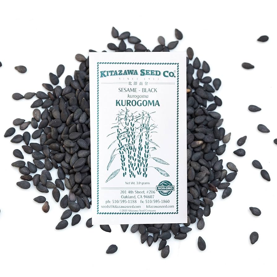 Amazon.com : Sesame Seeds - Black - Kurogoma -3 g Packet